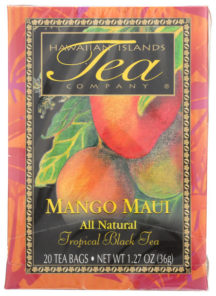 Hawaiian Islands Tea Comp Tea Mango Maui - Case of 6 - 20.00 PK