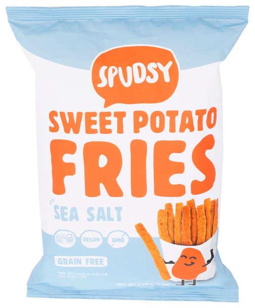 Spudsy Fries Swt Potato Sea Slt - Case of 12 - 4.000 OZ