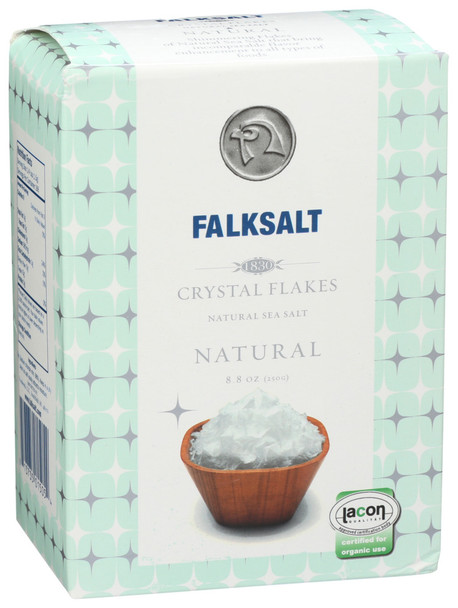 Falksalt Salt Flakes Natural - Case of 12 - 8.800 OZ
