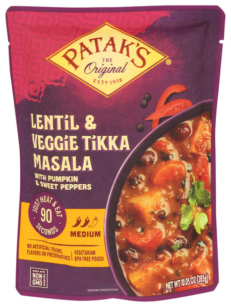 Pataks Meal Rte Lentil Masala - Case of 6 - 10.05 OZ