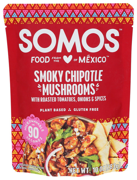 Somos Mushrooms Chipotle Smky - Case of 6 - 10.00 OZ