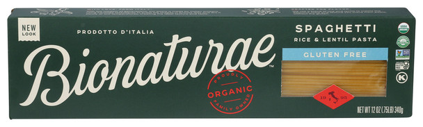 Bionaturae Pasta Spaghetti Org - 12.00 OZ