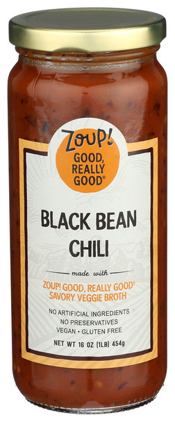 Zoup Good Really Chili Bean Black - Case of 6 - 16.00 OZ