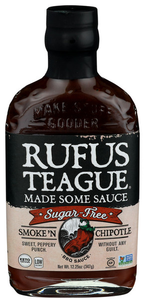 Rufus Teague Sauce Bbq Smke Chptl Sf - Case of 6 - 12.25 OZ