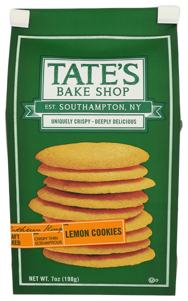 Tates Cookies Lemon - Case of 6 - 7.000 OZ