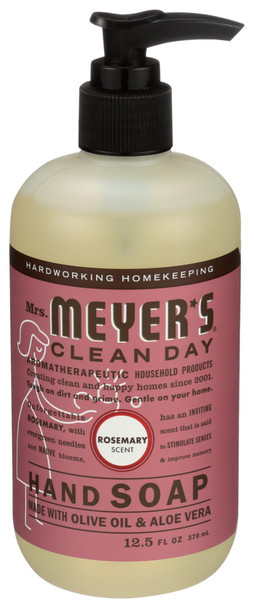 Mrs Meyers Clean Day Soap Hand Liq Rsmry - Case of 3 - 12.50 OZ