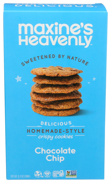 Maxines Heavenly Cookie Choc Chip Crispy - Case of 8 - 6.300 OZ