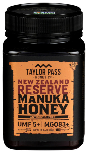 Taylor Pass Honey Honey Manuka Umf 5 - Case of 6 - 500.0 GM