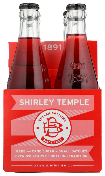 Boylan Soda Shirley Temple 4pk - Case of 6 - 48.00 FO