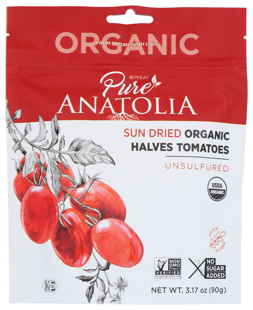 Pure Anatolia Tomatoes Sun Dried Halves - Case of 6 - 3.170 OZ
