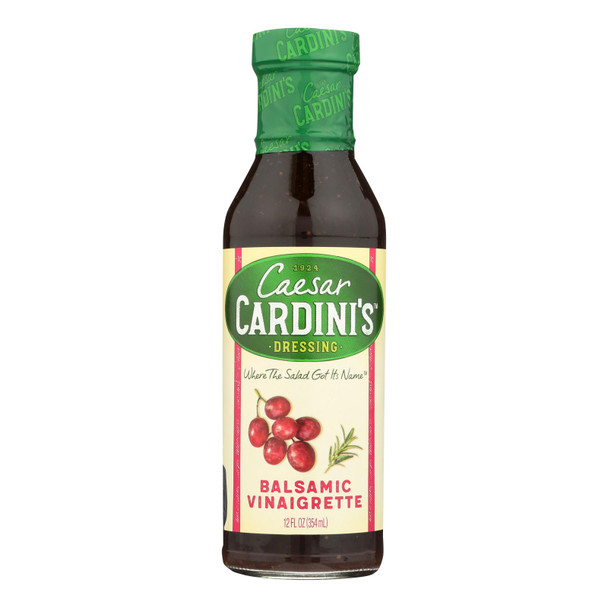 Cardini's Dressing - Balsamic Vinaigrette - Case Of 6 - 12 Fl Oz