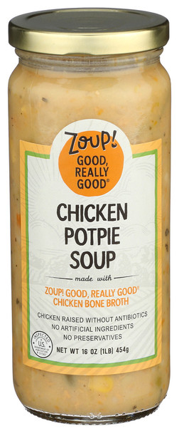 Zoup Good Really Soup Chicken Potpie - Case of 6 - 16.00 OZ