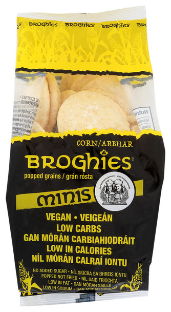 Broghies Broghies Corn Minis - Case of 18 - 45.00 GM