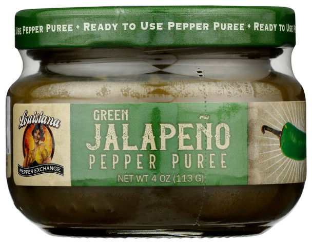 Louisiana Pepper Exchange Puree Pepper Green - Case of 12 - 4.000 OZ