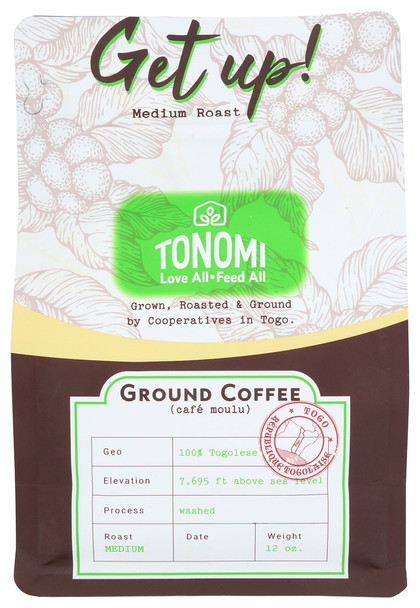 Tonomi Coffee Gr Med Get Up - Case of 6 - 12.00 OZ