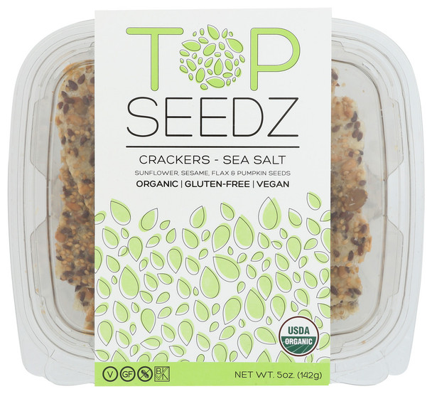 Top Seedz Llc Crackers Sea Salt - Case of 12 - 5.000 OZ