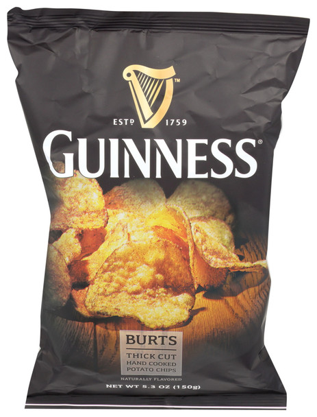 Burts Chip Pto Guinness Stout - Case of 10 - 5.300 OZ