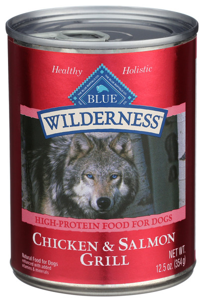 Blue Buffalo Food Dog Salmon Chkn - Case of 12 - 12.50 OZ