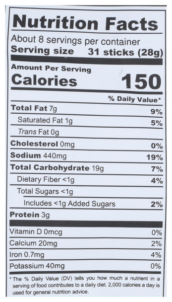 Pop Daddy Popcorn & Pretz Pretzel Garlic Parm - Case of 12 - 7.500 OZ