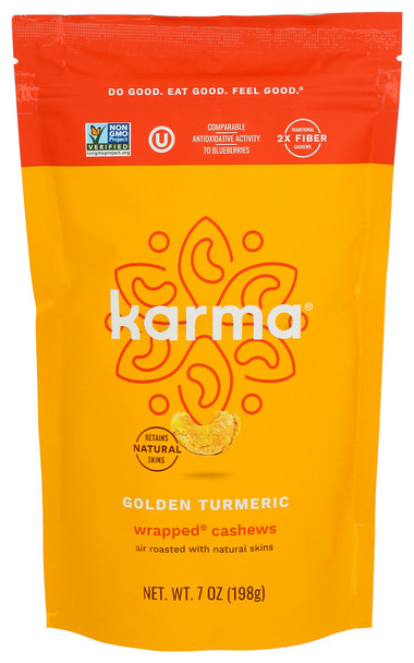 Karma Cashews Golden Turmeric - Case of 6 - 7.000 OZ