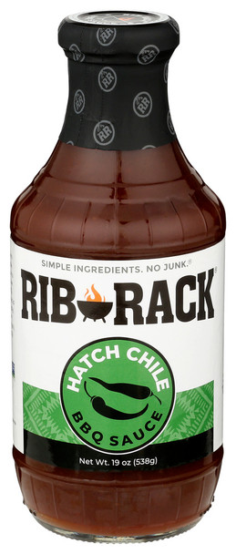 Rib Rack Sauce Hatch Chile Bbq - Case of 6 - 19.00 OZ