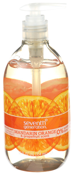 Seventh Generation Soap Hand Mandrn Orange - Case of 8 - 12.00 OZ