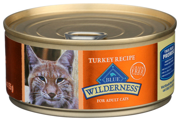 Blue Buffalo Food Cat Turkey - Case of 24 - 5.500 OZ