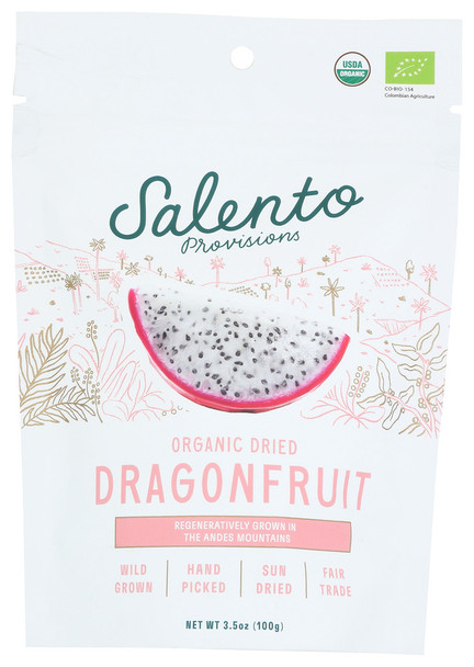 Salento Provisions Pitaya Yllw Drd Chip Org - Case of 6 - 3.500 OZ