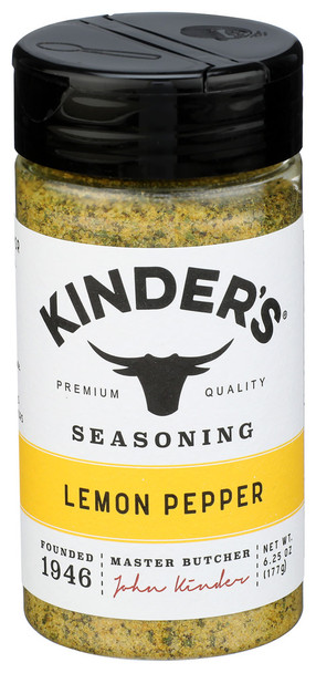 Kinders Rub Cracked Ppr Lemon - Case of 6 - 6.750 OZ
