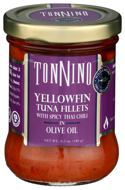 Tonnino Tuna Flt Ooil Thai Chili - Case of 6 - 6.300 OZ