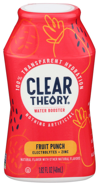 Clear Theory Water Enhance Fruit Punch - Case of 12 - 1.620 FO