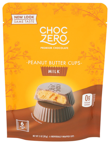 Choczero Cup Mlk Choc Pnut Bttr Sf - Case of 12 - 3.000 OZ