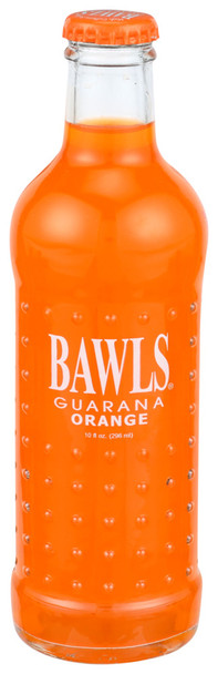 Bawls Guarana Soda Mandarin Orange - Case of 12 - 10.00 OZ