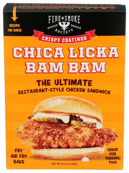 Fire And Smoke Coating Crspy Chk Cl Bam - Case of 6 - 4.500 OZ