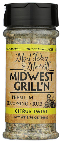 Mddog&mer Rub Citrus Twist Sdm Free - Case of 12 - 3.750 OZ