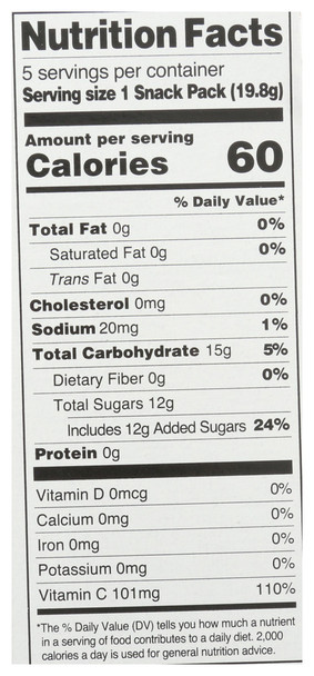 Yumearth Fruit Snack Trop Org - Case of 6 - 3.500 OZ