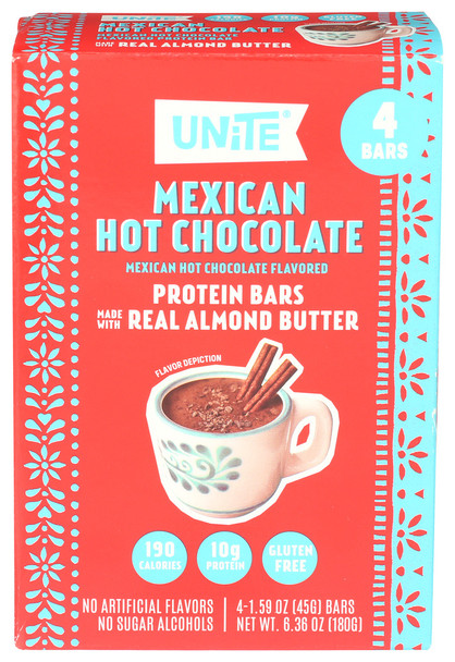 Unite Bar Mex Hot Choc 4pc - Case of 6 - 6.360 OZ