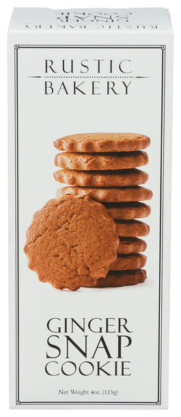 Rustic Bakery Ginger Snap - Case of 12 - 4.000 OZ