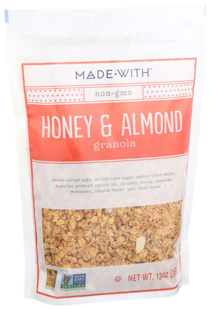 Made With Granola Honey Almond - Case of 6 - 13.00 OZ