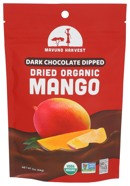 Mavuno Harvest Fruit Dried Mngo Cho Dip - Case of 6 - 3.000 OZ
