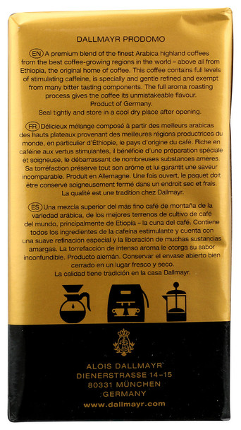 Dallmayr Coffee Grnd Prodomo - Case of 12 - 8.800 OZ