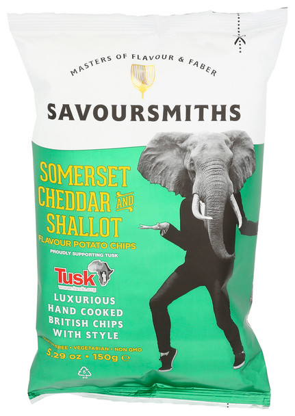Savoursmiths Chips Somerset Chdr Shllt - Case of 12 - 5.290 OZ