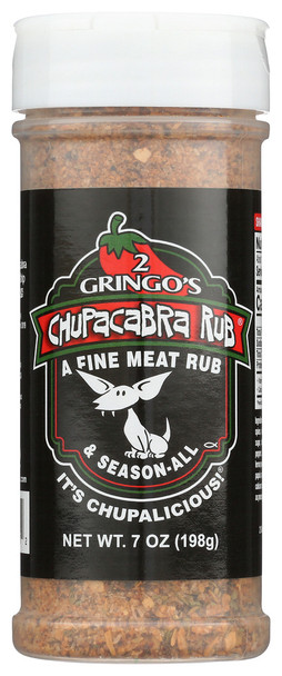 2 Gringos Chupacabra Seasoning Original Rub - Case of 6 - 7.000 OZ