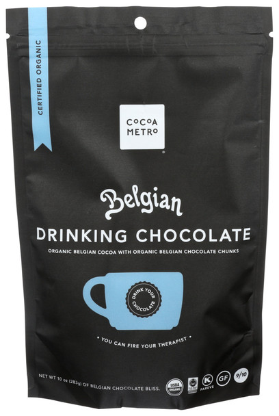 Cocoa Metro Hot Drinking Choc Mix - Case of 6 - 10.00 OZ