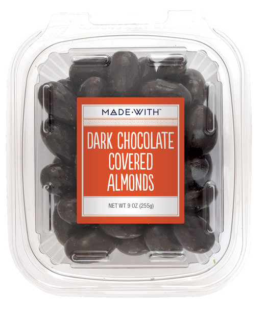 Made With Choc Alm Choc Dark Tub - Case of 24 - 9.000 OZ