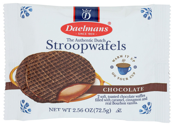 Daelmans Stroopwafels Duo Choc Cml - Case of 12 - 2.560 OZ