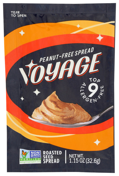 Voyage Foods Spread Seed Pnut Free - Case of 10 - 1.150 OZ