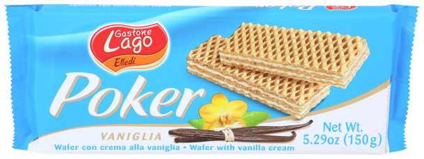 Gastone Lago Cookie Van Cream Wafer - Case of 16 - 5.290 OZ