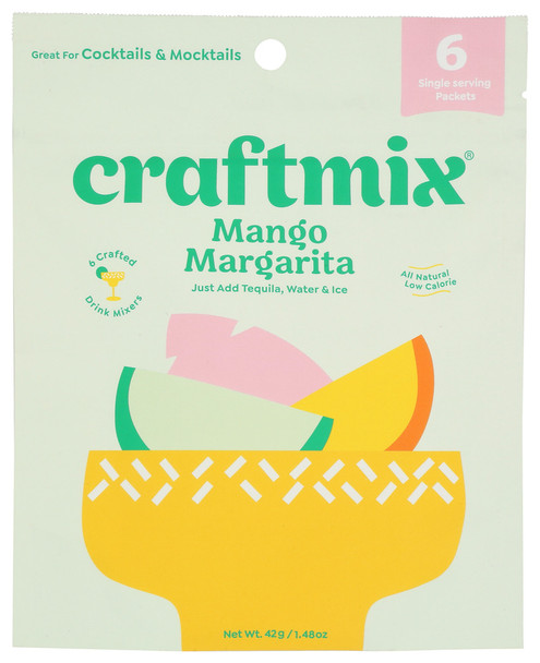 Craftmix Mixer Dry Margrita Mango - Case of 12 - 1.480 OZ