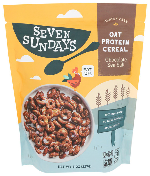 Seven Sundays Cereal Oat Choc Sea Salt - Case of 6 - 8.000 OZ